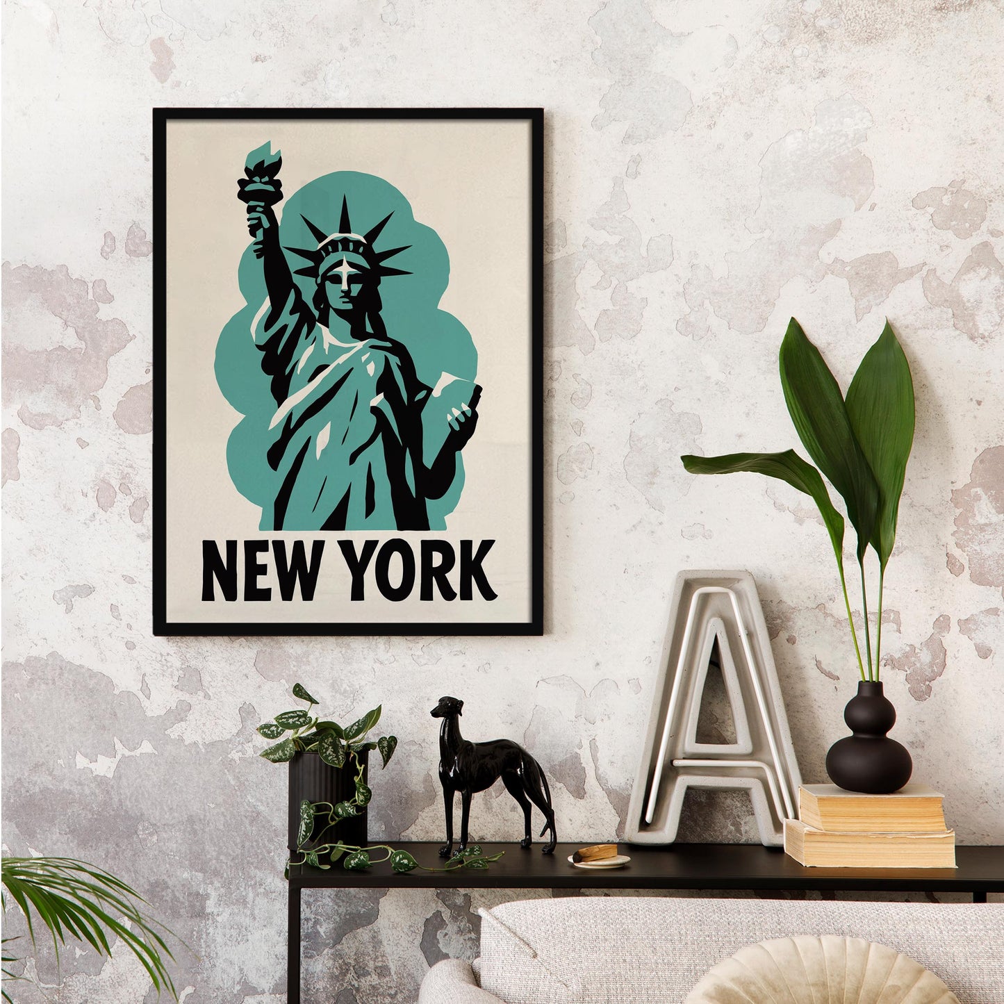 New York Statue Poster
