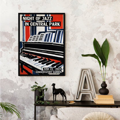 Night of Jazz Central Park 2024 Poster