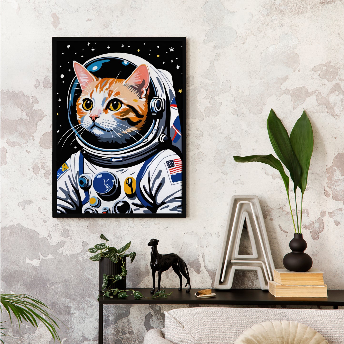 Cat Astronaut Cute Space Cat Poster