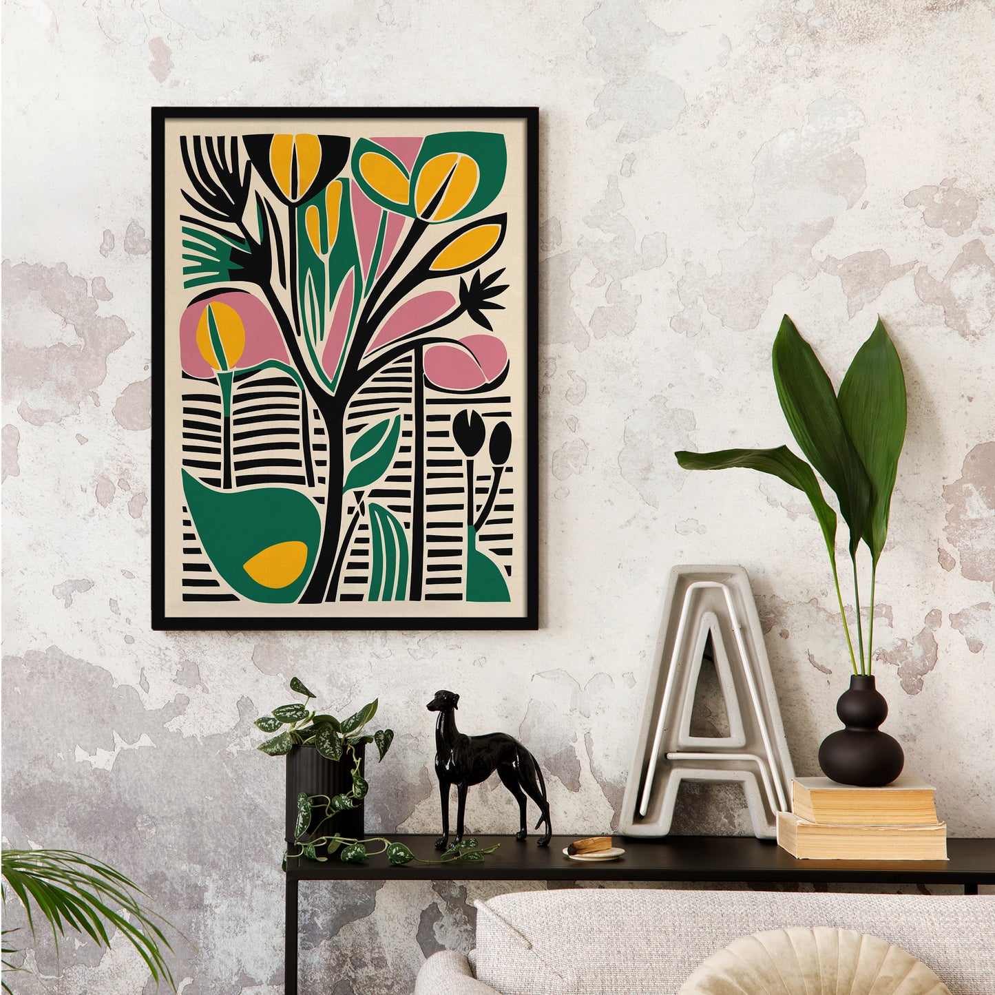 Cut Outs Abstract Art Print