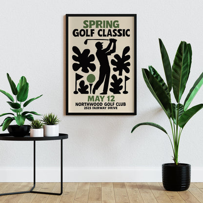 Spring Golf Classic Poster