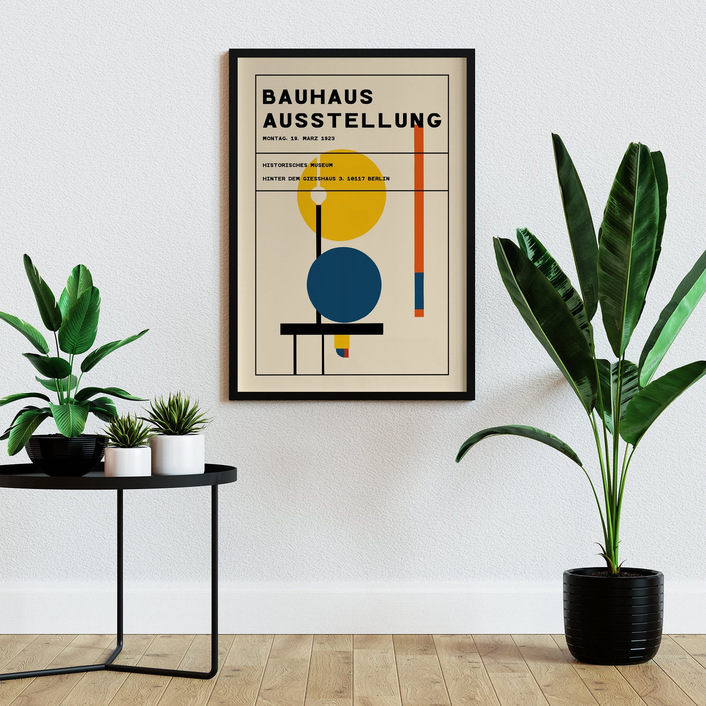 Bauhaus Ausstellung Retro Poster