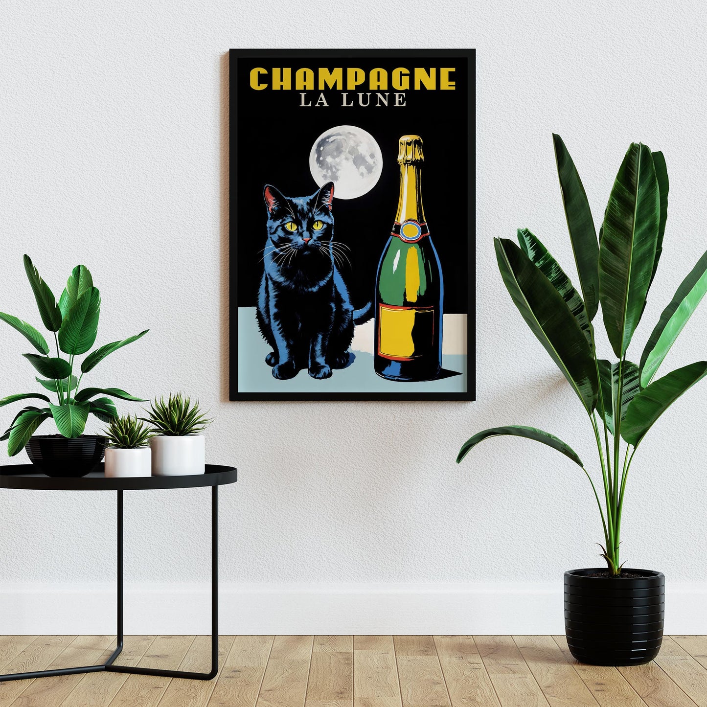Champagne La Lune Print