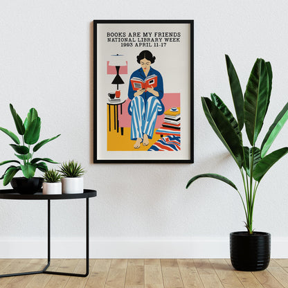Cozy Reader Poster Print