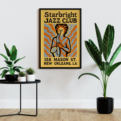 Starbright Jazz Club Poster