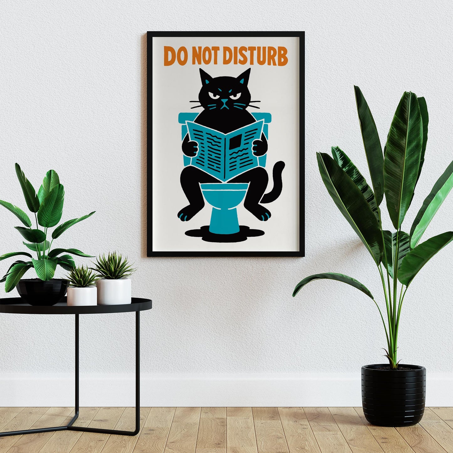 Do Not Disturb Cat Print