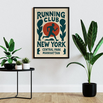 Central Park Running Club Print
