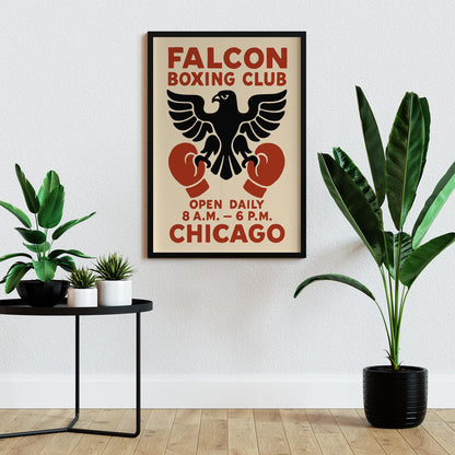 Falcon Boxing Club Poster