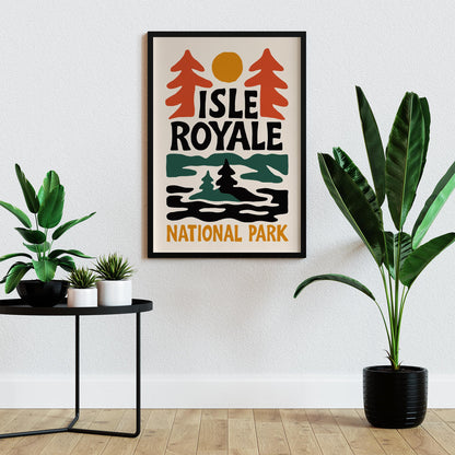 Isle Royale Park Poster