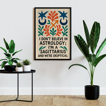 Sagittarius Quote Poster Print