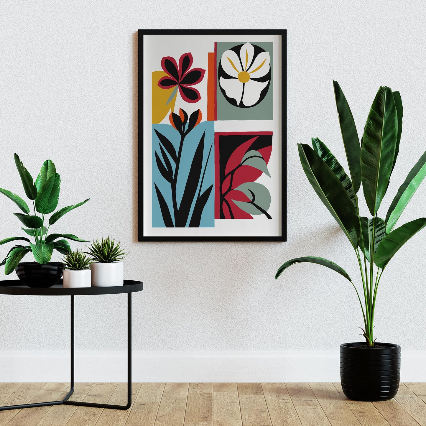 Modern Floral Wall Art Print