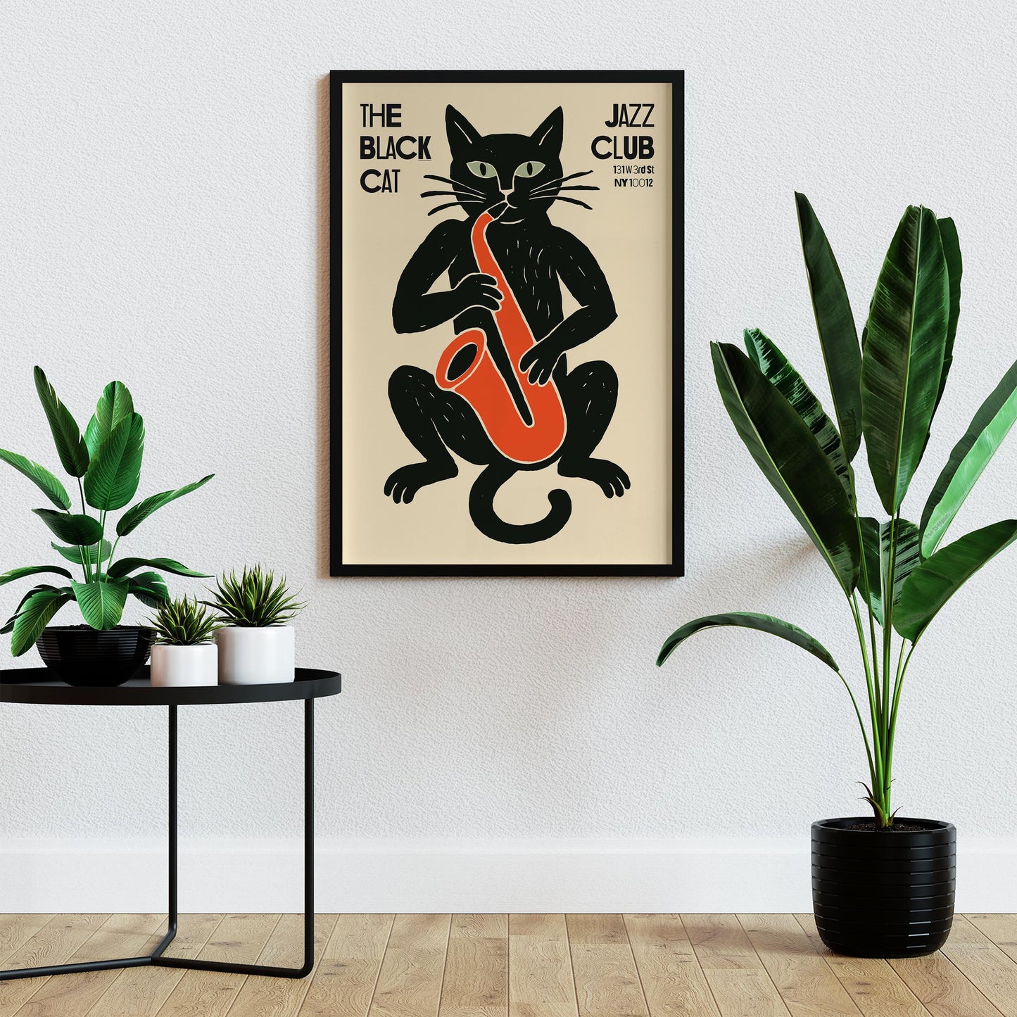 Black Cat Jazz Club Poster