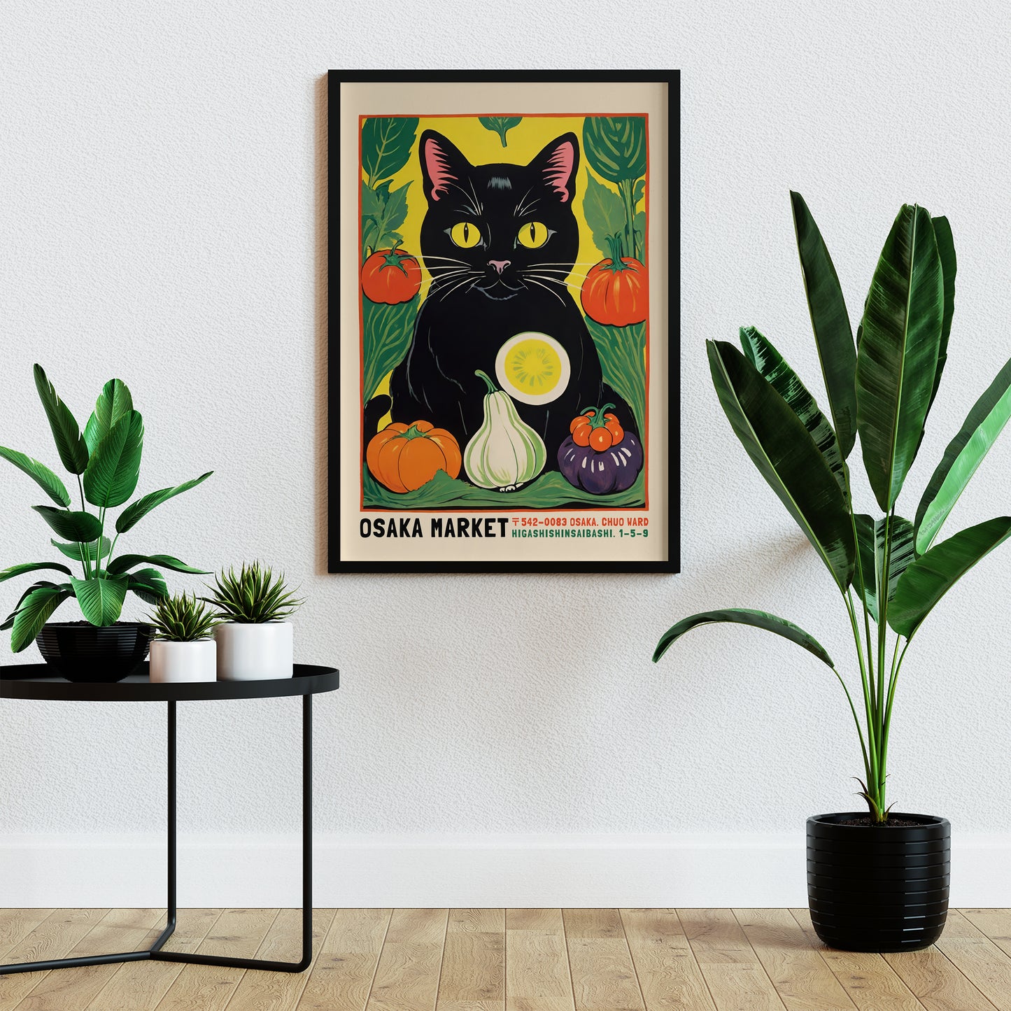 Osaka Market Vintage Poster