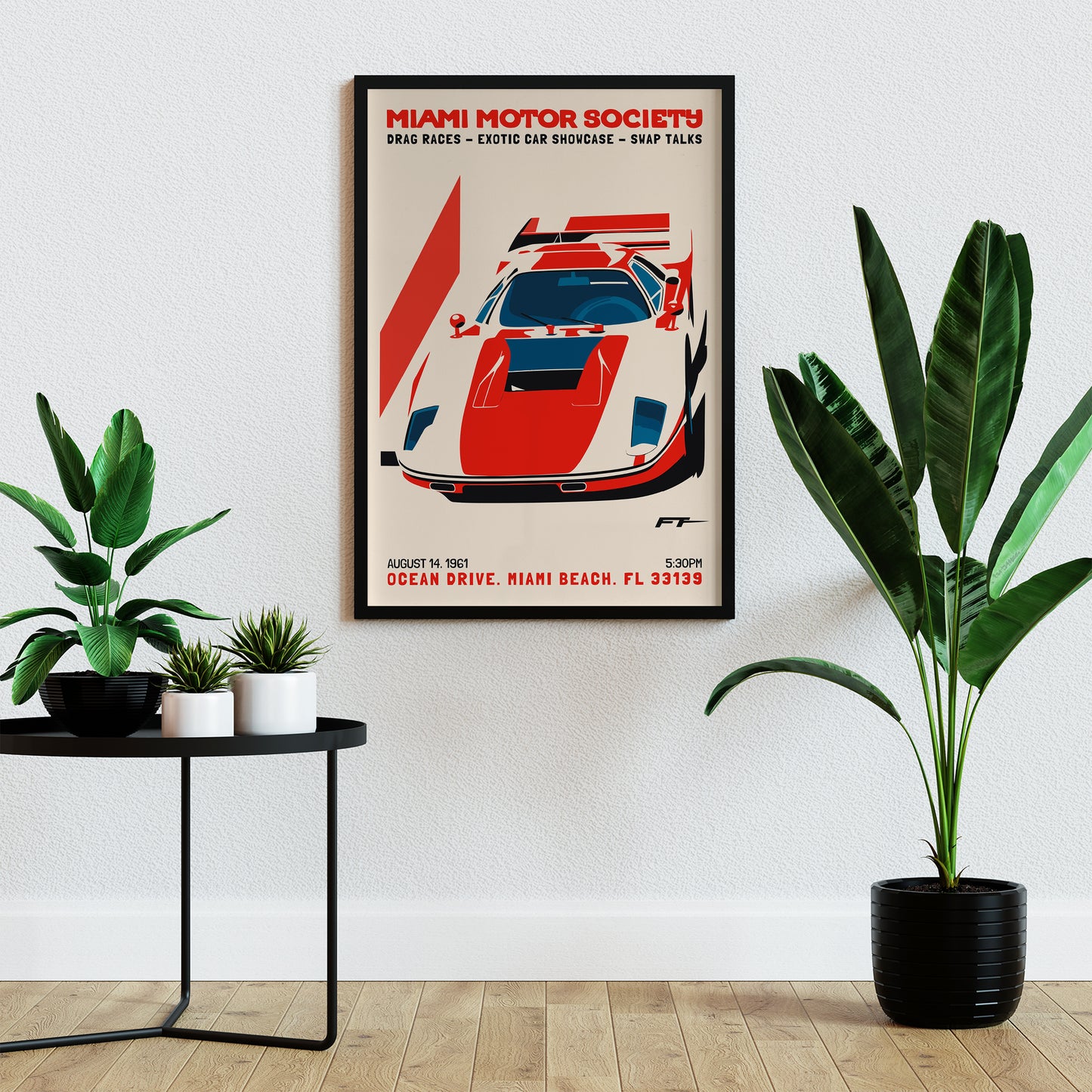 Miami Motor Art Print