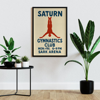 Saturn Gymnastics Club Poster