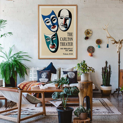 NYC Theater Poster Print