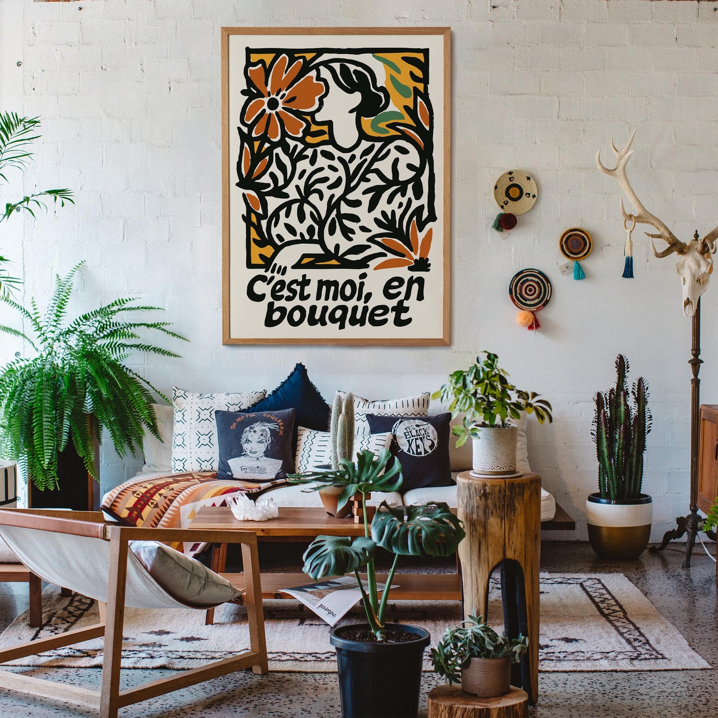 Floral Muse Art Print