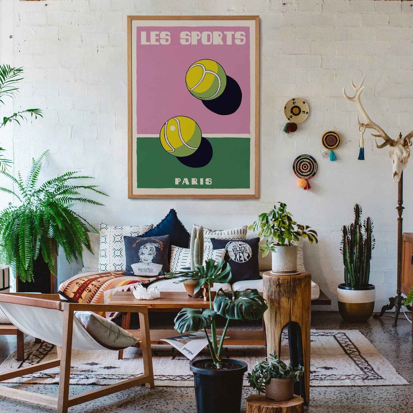 Les Sports Tennis Paris Wall Art