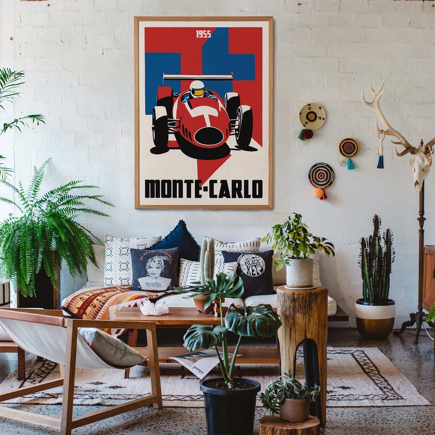 Monte Carlo Grand Prix 1955 Print