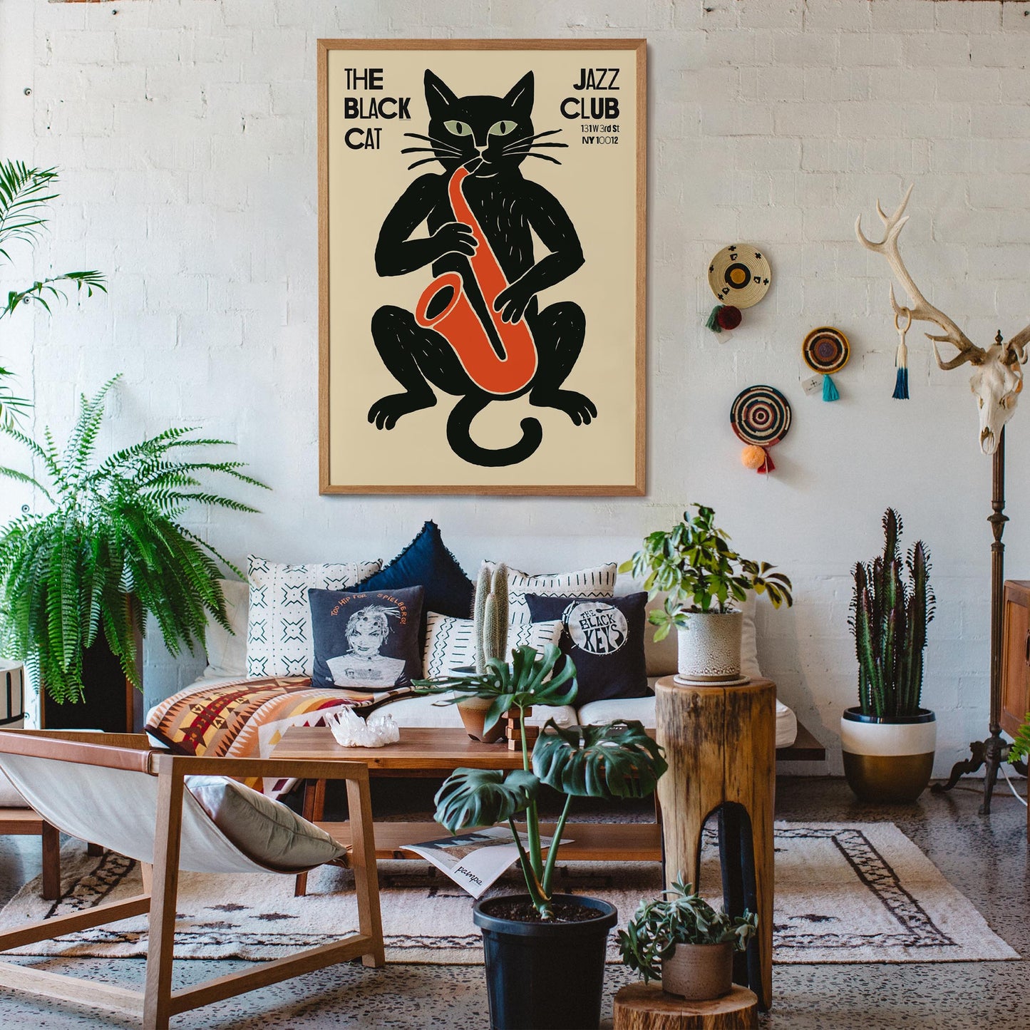 Black Cat Jazz Club Poster