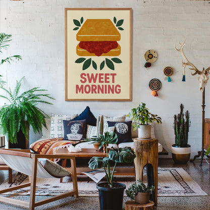 Sweet Morning Sandwich Poster