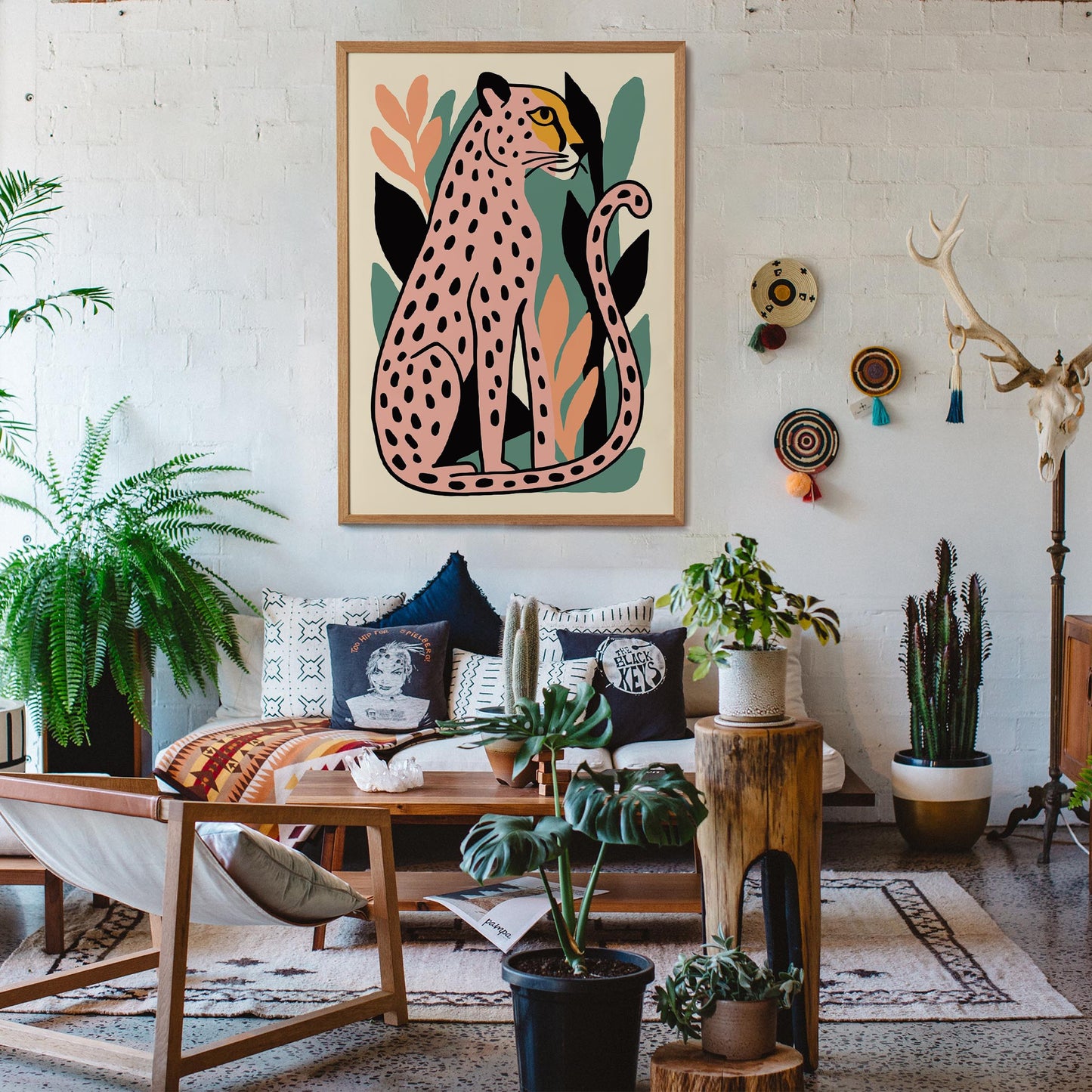 Spotted Cat Art Print