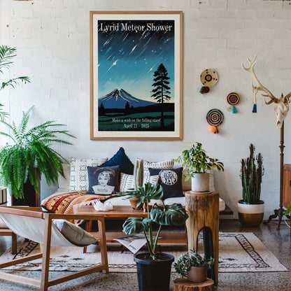 Lyrid Meteor Shower Print