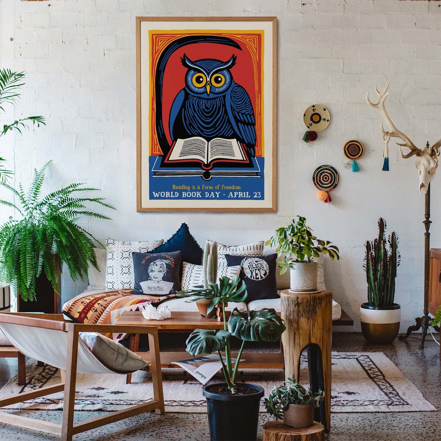 Reading Is Freedom Art Print