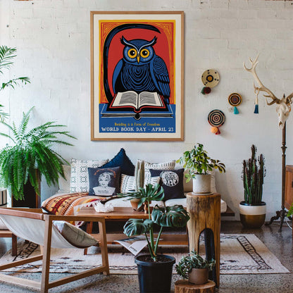 Reading Is Freedom Art Print