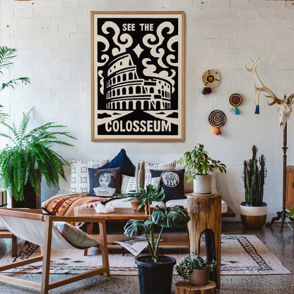 Colosseum Travel Poster