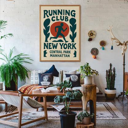Central Park Running Club Print