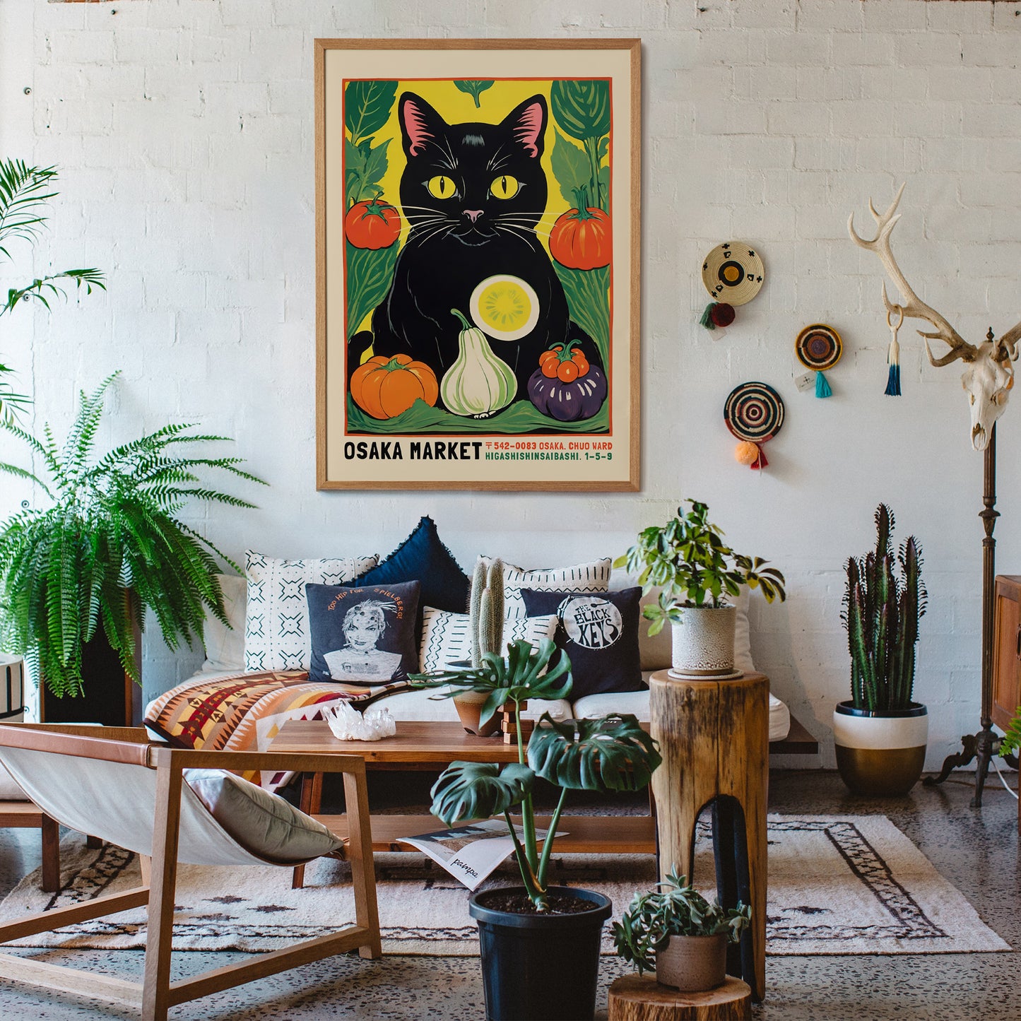 Osaka Market Vintage Poster