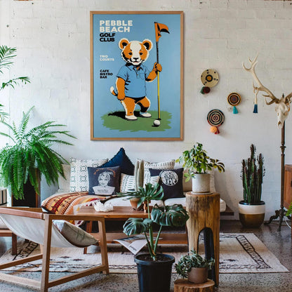 Pebble Beach Golf Club Poster