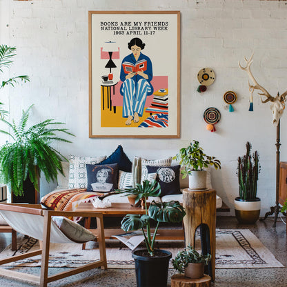 Cozy Reader Poster Print