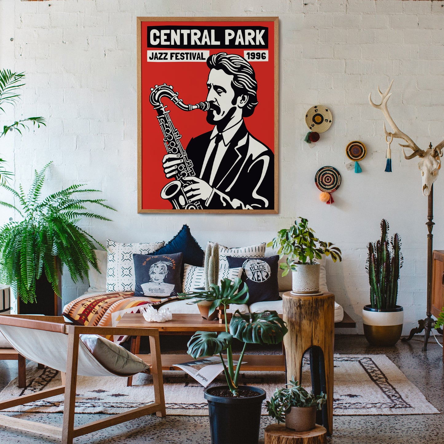 Central Park Jazz Festival 1996 Poster
