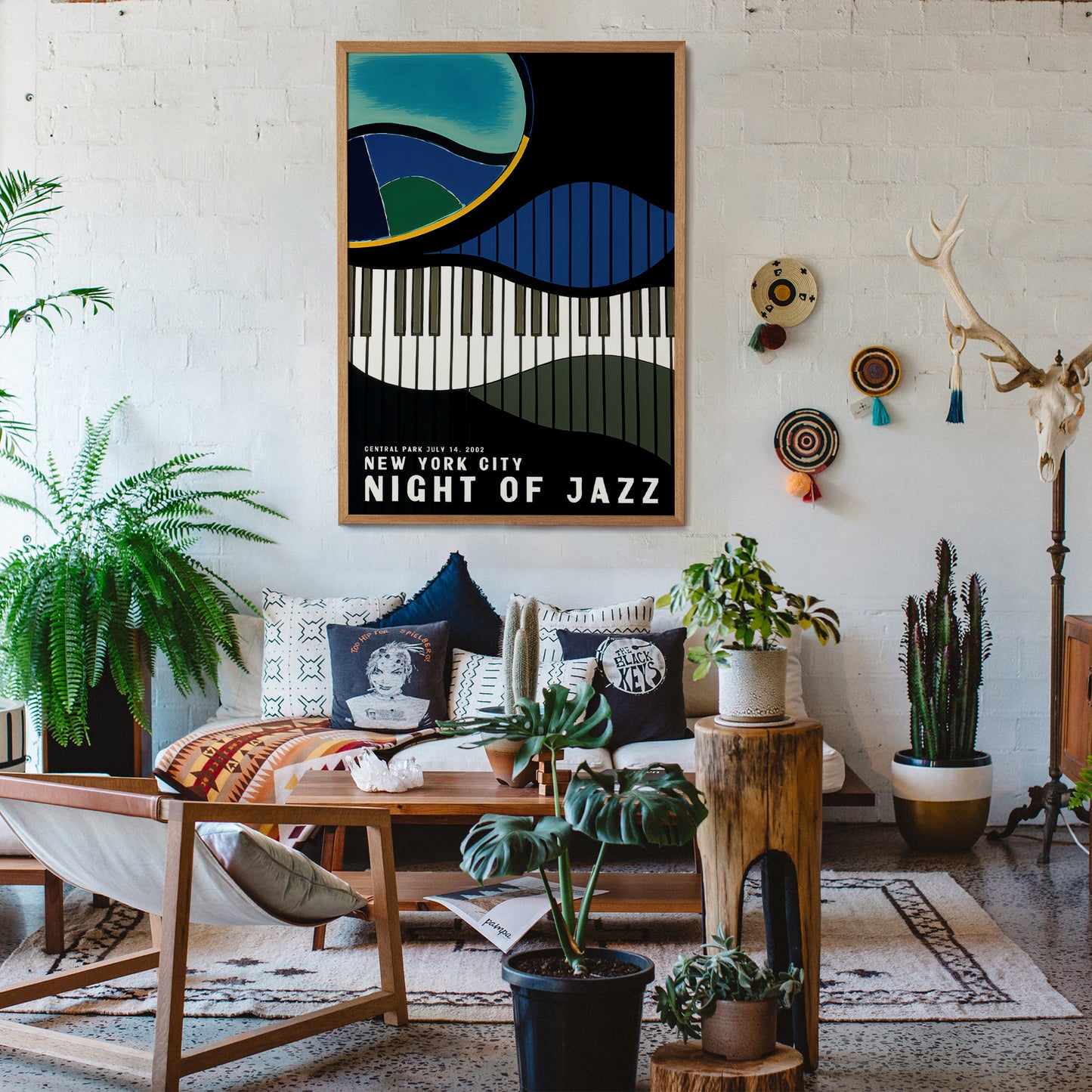 NYC Night of Jazz 2002 Retro Poster