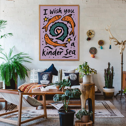 Kinder Sea Fish Poster