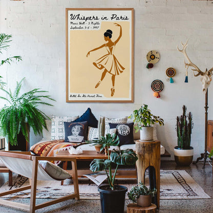 Whispers in Paris Dance Ballet Poster