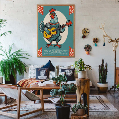 Texas Country Fest Poster Print