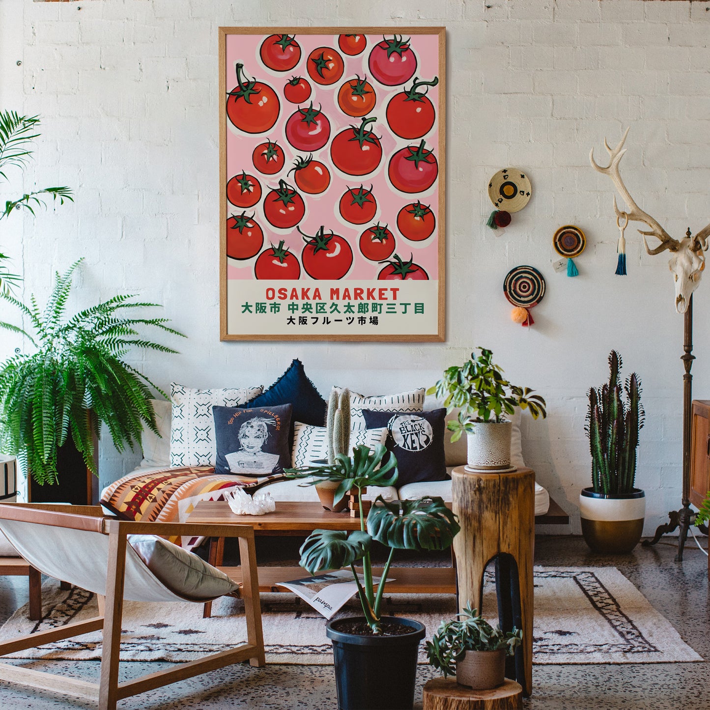 Osaka Market Japanese Poster