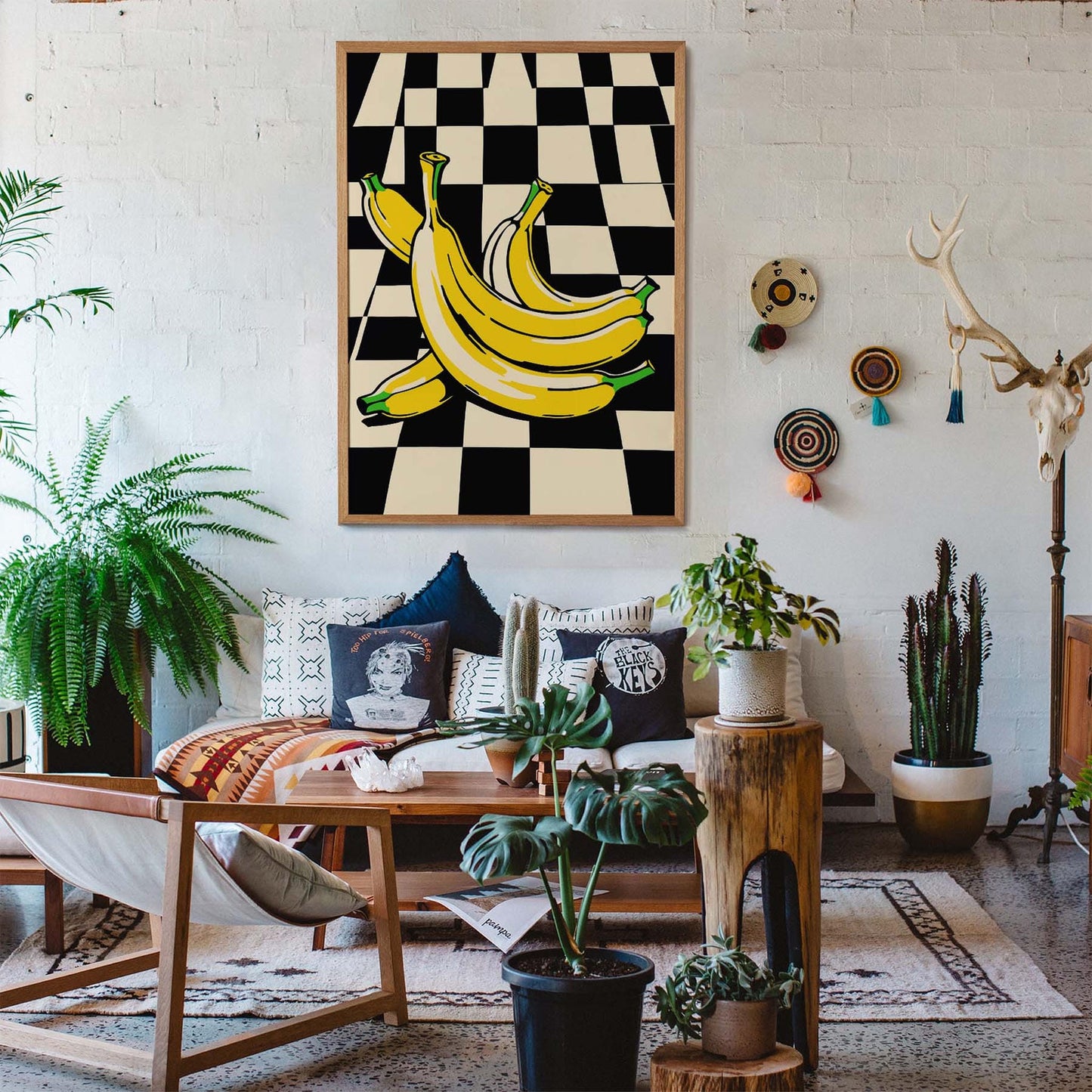 Pop Art Banana Kitchen Wall Print