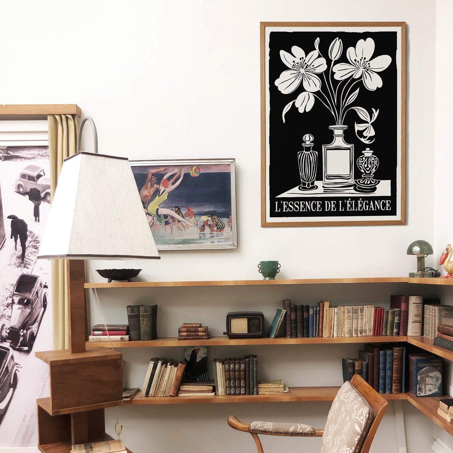 Monochrome Paris Perfume Wall Art