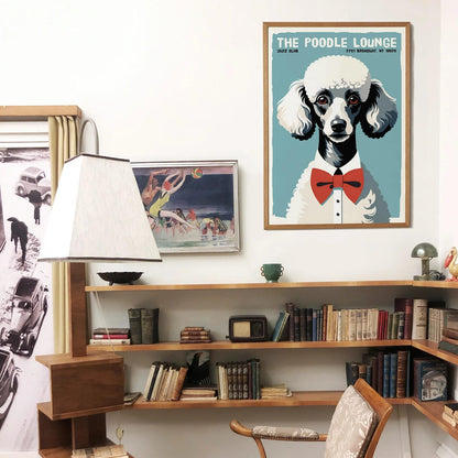 The Poodle Lounge Jazz Poster