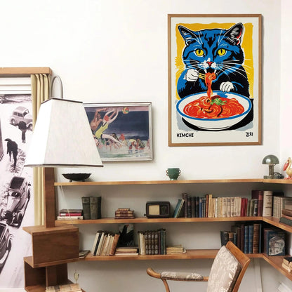 Kimchi Cat Pop Art Print