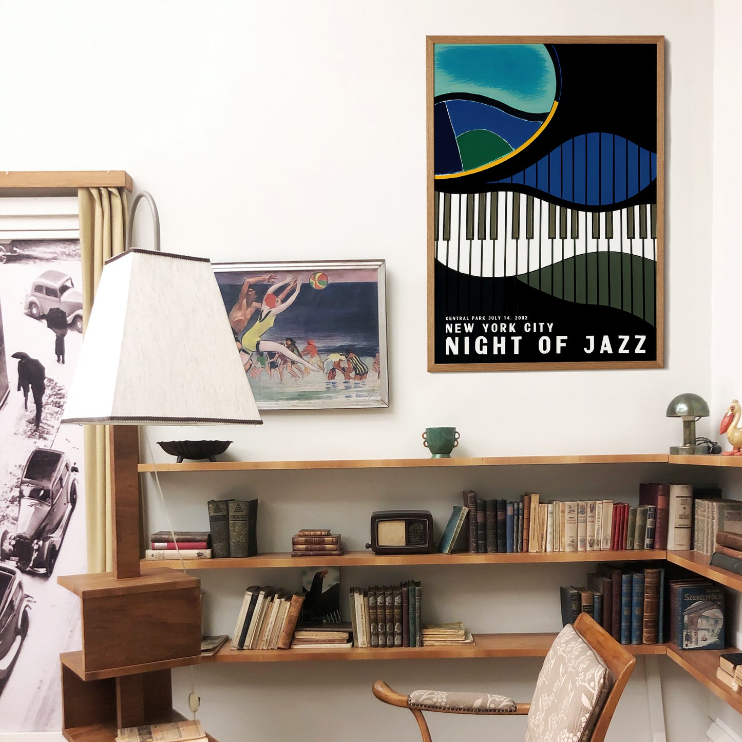 NYC Night of Jazz 2002 Retro Poster
