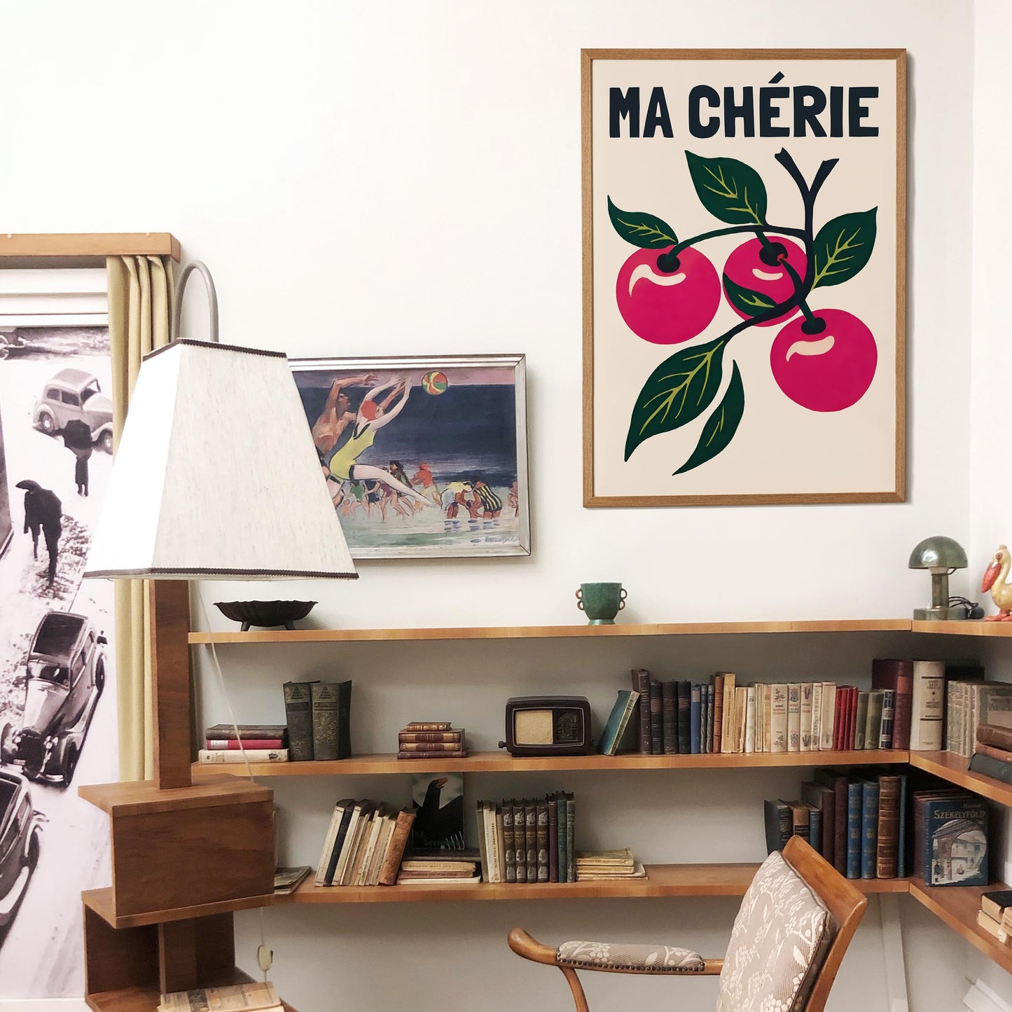 Ma Cherie Cherry Art Print Poster