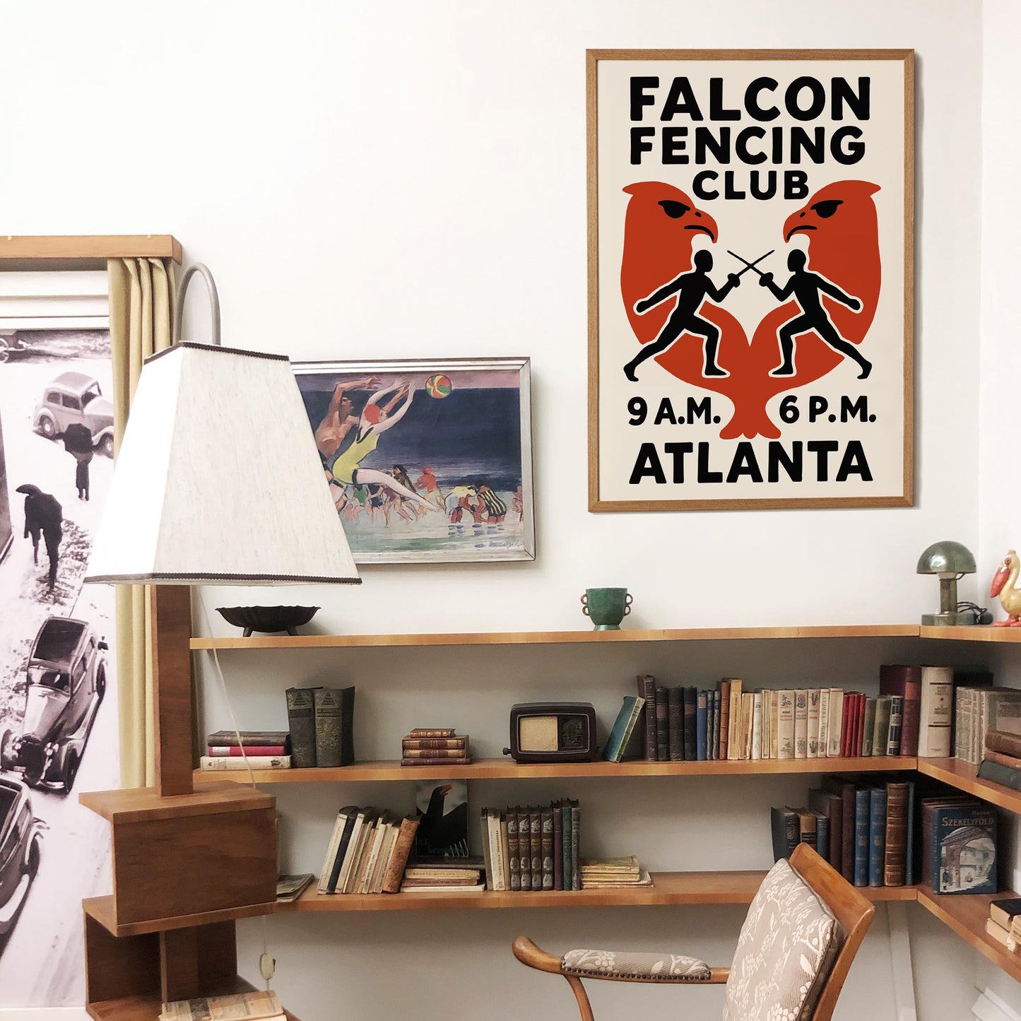 Falcon Fencing Club Poster