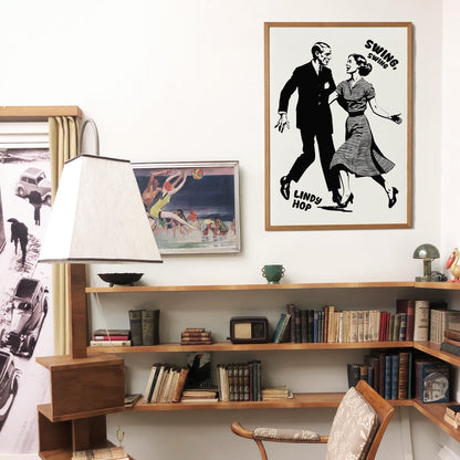 Lindy Hop Dance Poster