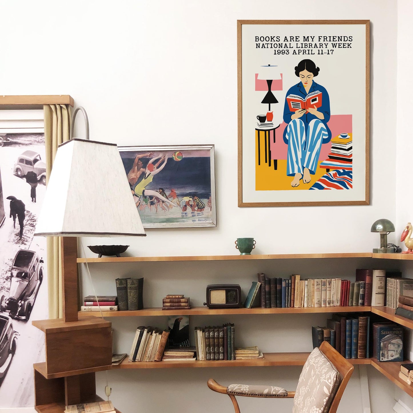 Cozy Reader Poster Print