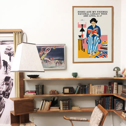 Cozy Reader Poster Print